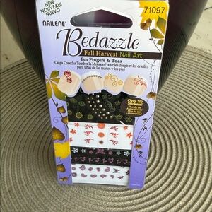 New NAILENE Bedazzle Fall Harvest Nail Art Stickers - Multicolor